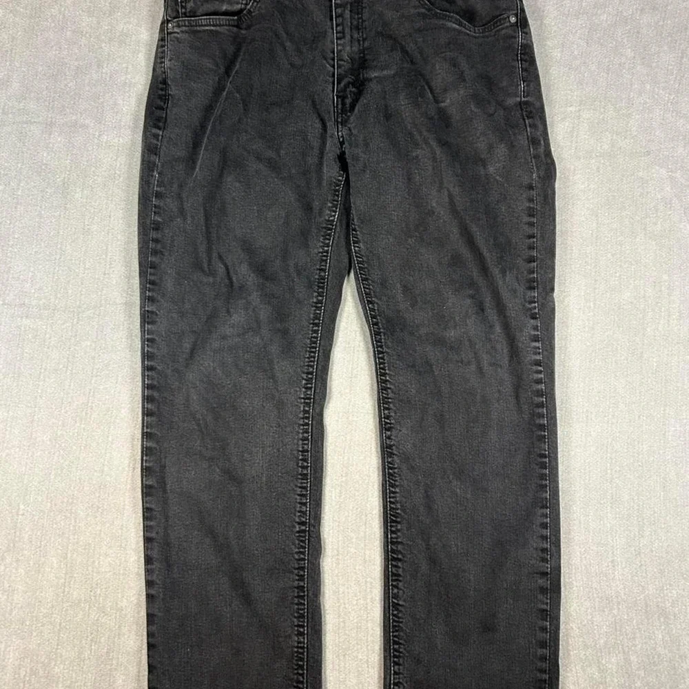 Levis 541 Athletic Taper Jeans Mens W36 L30 Faded Black Denim Pants 541-0223